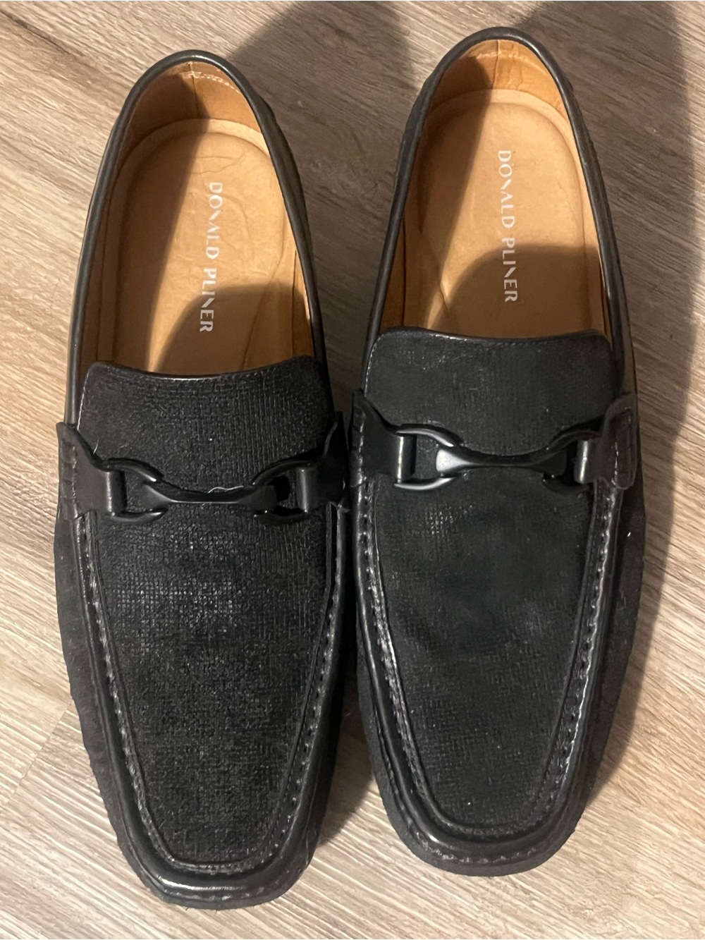 Donald J. Pliner Men’s Black Loafers